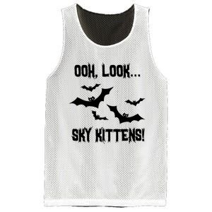 Oh Look Sky Kittens Bat Halloween Bats Mesh Reversible Basketball Jersey Tank