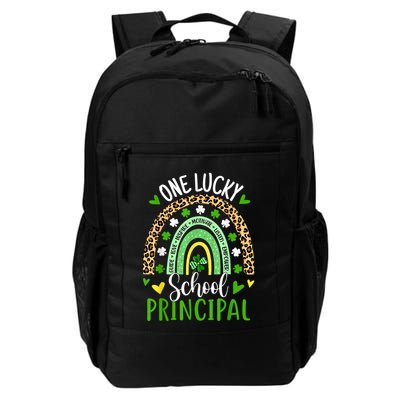 One Lucky School Principal Rainbow St Patricks Day Daily Commute Backpack