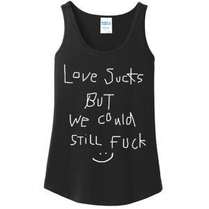 Omweekend Love Sucks But We Could Still Fuck Ladies Essential Tank