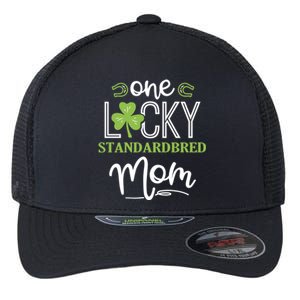 One Lucky Standardbred Horse Mom Irish Horseback Riding Cool Gift Flexfit Unipanel Trucker Cap