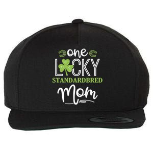 One Lucky Standardbred Horse Mom Irish Horseback Riding Cool Gift Wool Snapback Cap