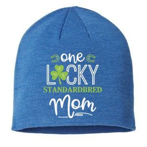 One Lucky Standardbred Horse Mom Irish Horseback Riding Cool Gift Sustainable Beanie