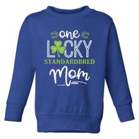 One Lucky Standardbred Horse Mom Irish Horseback Riding Cool Gift Toddler Sweatshirt