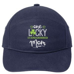 One Lucky Standardbred Horse Mom Irish Horseback Riding Cool Gift 7-Panel Snapback Hat