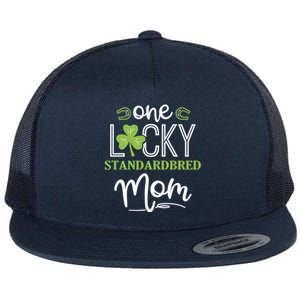 One Lucky Standardbred Horse Mom Irish Horseback Riding Cool Gift Flat Bill Trucker Hat