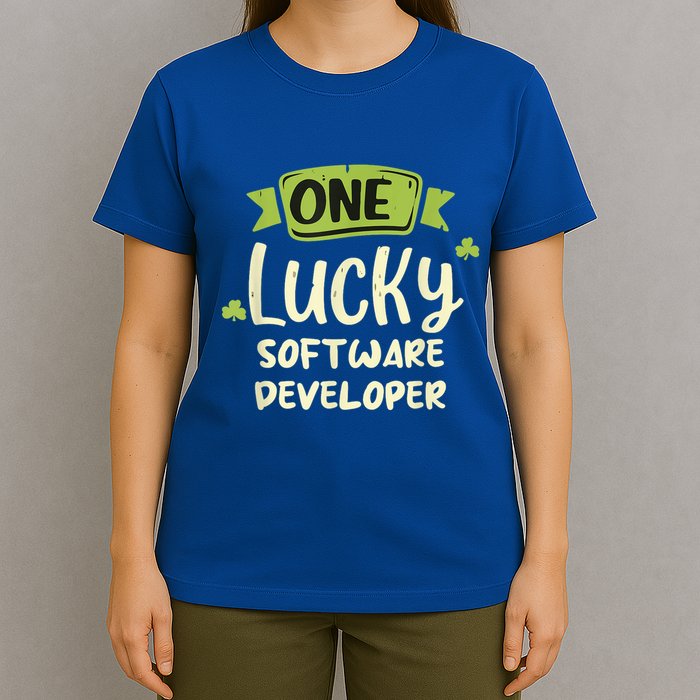One Lucky Software Developer Irish St. PatrickS Day T-Shirt