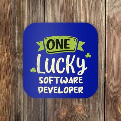 One Lucky Software Developer Irish St. PatrickS Day Coaster