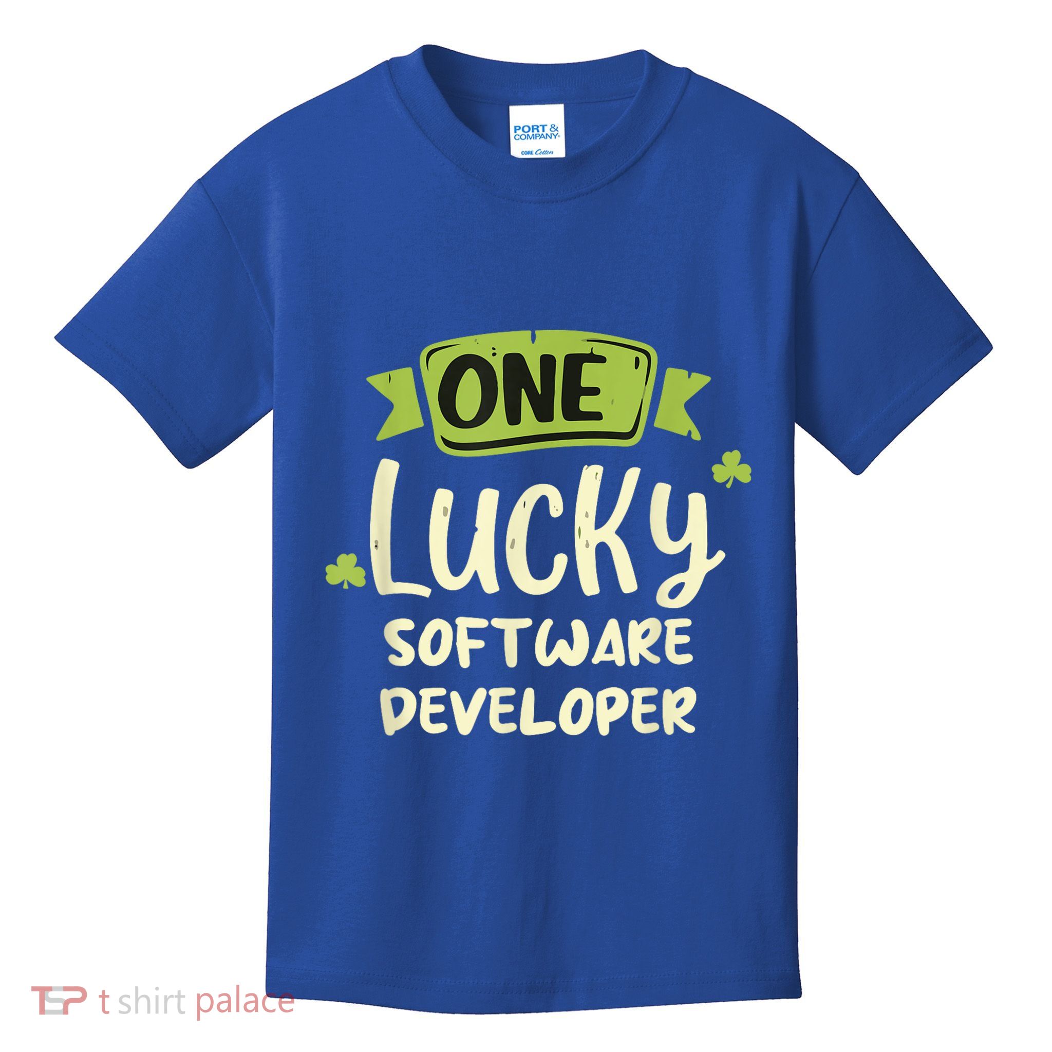 One Lucky Software Developer Irish St. PatrickS Day Kids T-Shirt