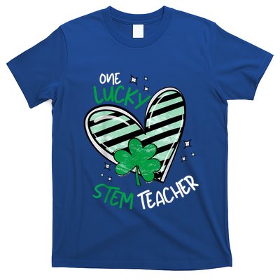 One Lucky Stem Teacher Science Technology Math Education T-Shirt