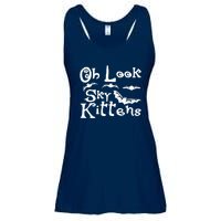 Oh Look Sky Kittens Bats Bat Ladies Essential Flowy Tank