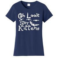 Oh Look Sky Kittens Bats Bat Women's T-Shirt