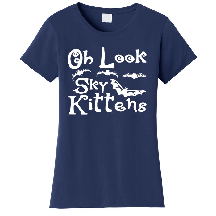 Oh Look Sky Kittens Bats Bat Women's T-Shirt