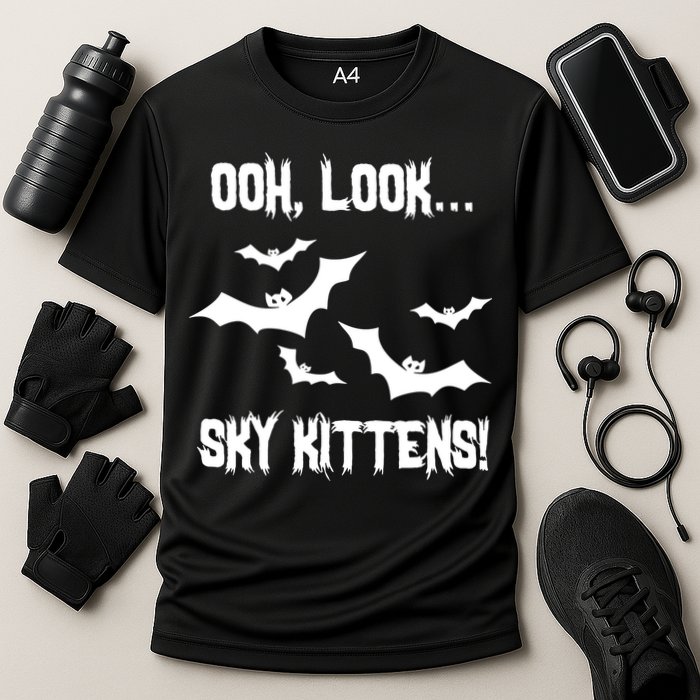 OOh Look... Sky Kittens Funny Cooling Performance Crew T-Shirt