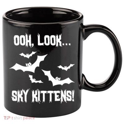 OOh Look... Sky Kittens Funny 11oz C Handle Ceramic Mug