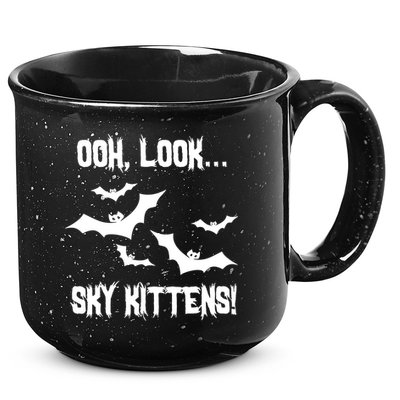 OOh Look... Sky Kittens Funny 15oz Campfire Ceramic Mug