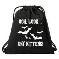OOh Look... Sky Kittens Funny Drawstring Bag