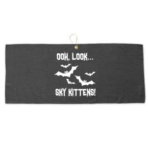 OOh Look... Sky Kittens Funny Large Microfiber Waffle Golf Towel