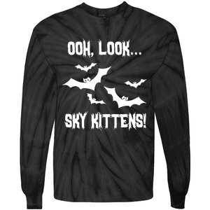 OOh Look... Sky Kittens Funny Tie-Dye Long Sleeve Shirt