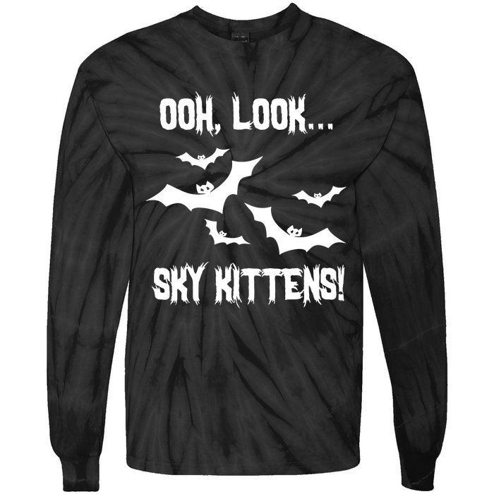 OOh Look... Sky Kittens Funny Tie-Dye Long Sleeve Shirt