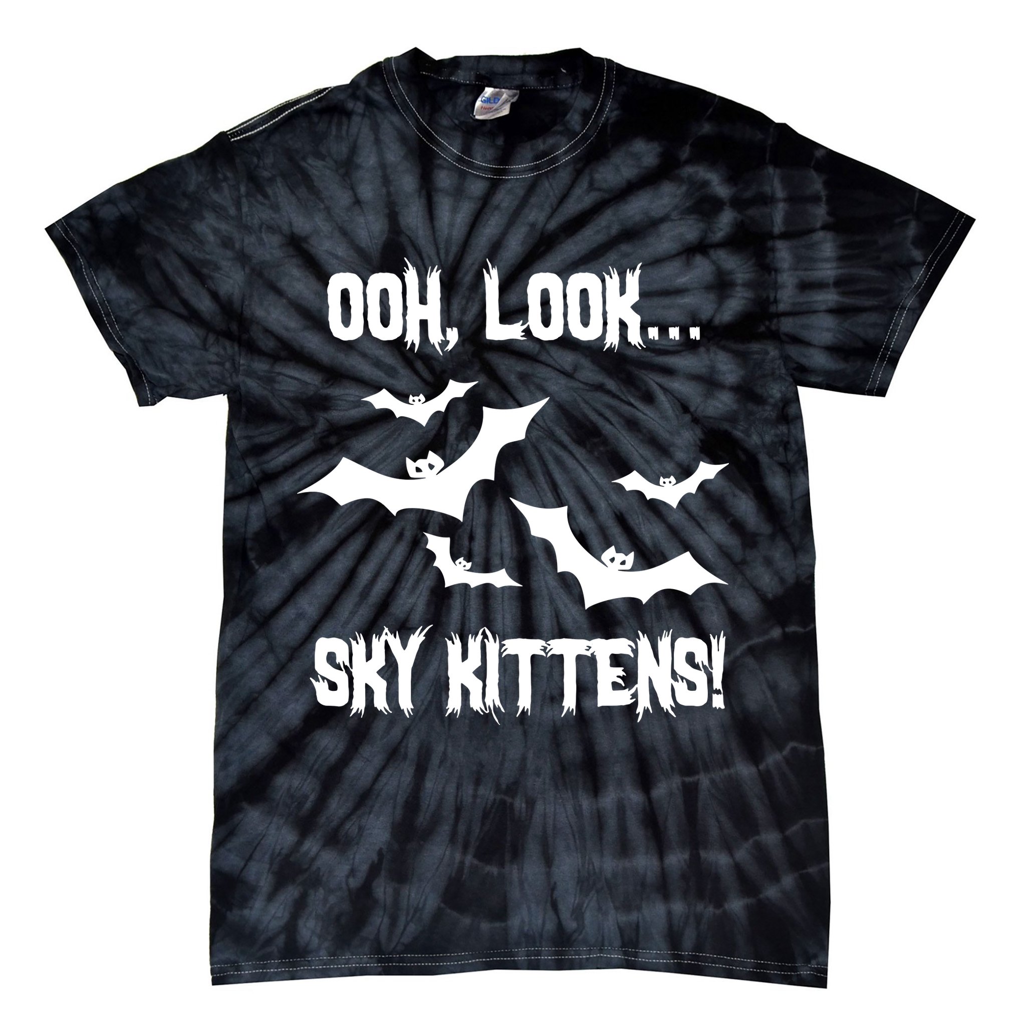 OOh Look... Sky Kittens Funny Tie-Dye T-Shirt