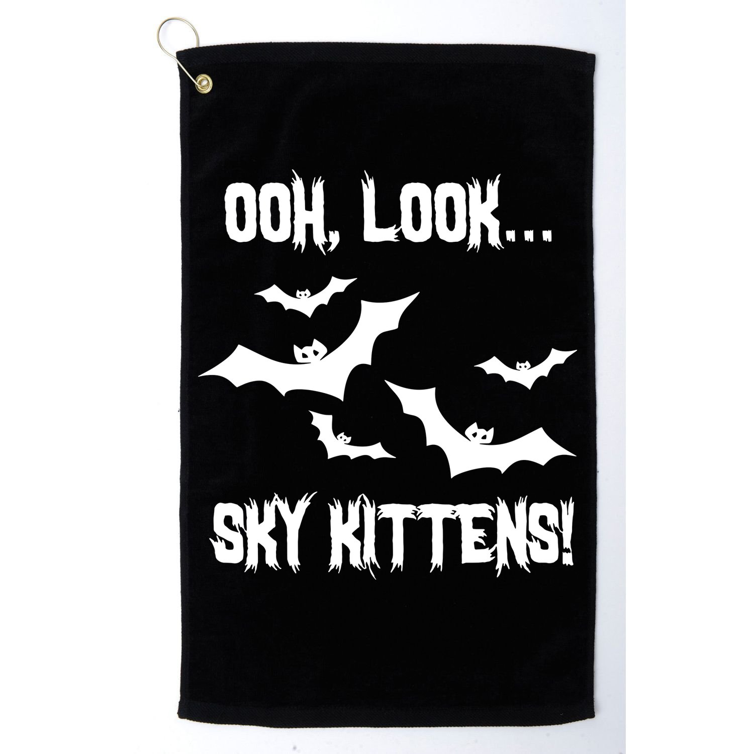OOh Look... Sky Kittens Funny Golf Towel