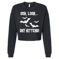 OOh Look... Sky Kittens Funny Cropped Pullover Crew