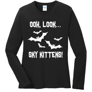 OOh Look... Sky Kittens Funny Ladies Long Sleeve Shirt