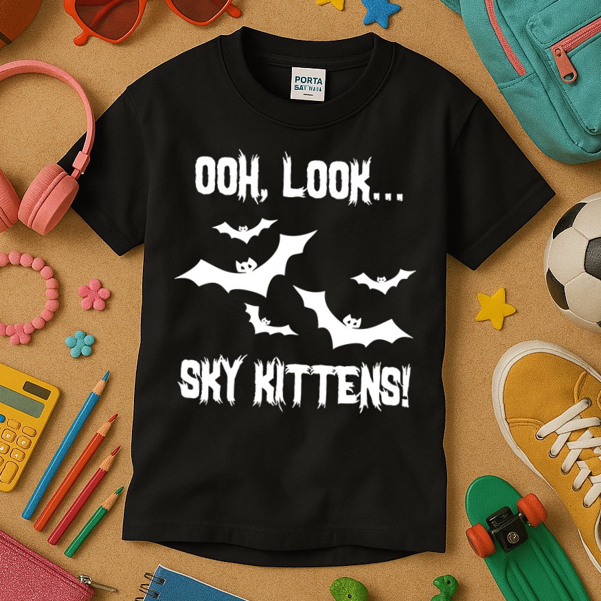 OOh Look... Sky Kittens Funny Kids T-Shirt