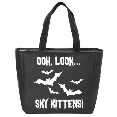 OOh Look... Sky Kittens Funny Zip Tote Bag