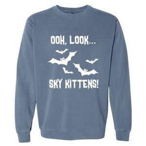 OOh Look... Sky Kittens Funny Garment-Dyed Sweatshirt