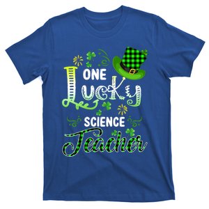 One Lucky Science Teacher Happy St Patricks Day Gift T-Shirt