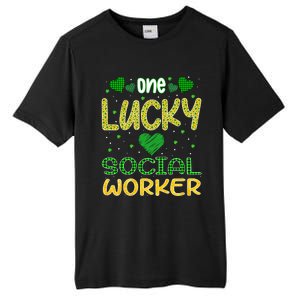 One Lucky Social Worker Saint Patrick’s Day Social Worker Cute Gift Tall Fusion ChromaSoft Performance T-Shirt