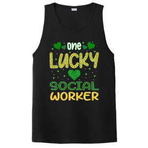 One Lucky Social Worker Saint Patrick’s Day Social Worker Cute Gift PosiCharge Competitor Tank