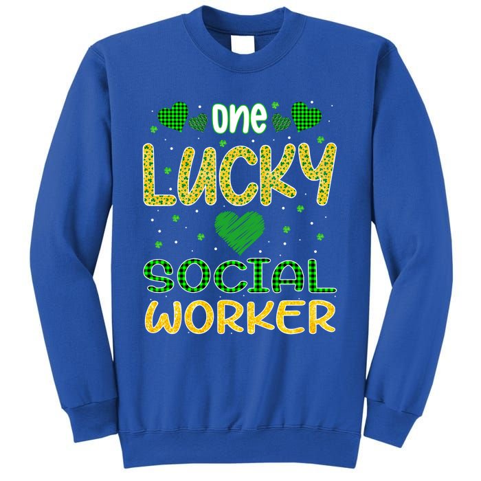 One Lucky Social Worker Saint Patrick’s Day Social Worker Cute Gift Sweatshirt