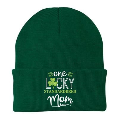 One Lucky Standardbred Horse Mom Irish Horseback Riding Cute Gift Knit Cap Winter Beanie