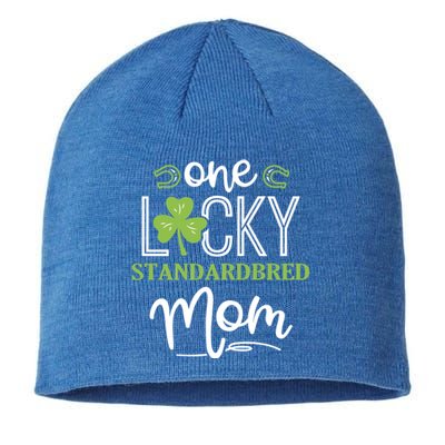 One Lucky Standardbred Horse Mom Irish Horseback Riding Cute Gift Sustainable Beanie