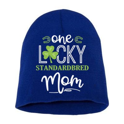 One Lucky Standardbred Horse Mom Irish Horseback Riding Cute Gift Short Acrylic Beanie