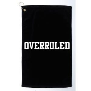 Overruled Law School Student Future Attorney Platinum Collection Golf Towel