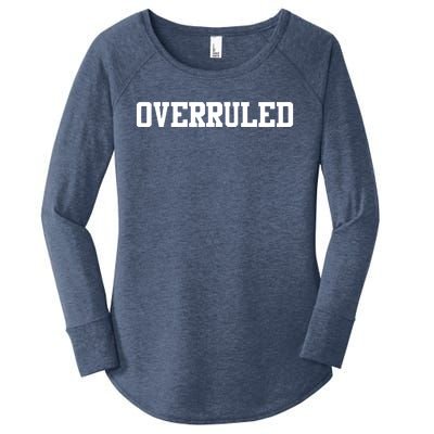 Overruled Law School Student Future Attorney Women's Perfect Tri Tunic Long Sleeve Shirt