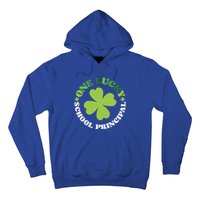 One Lucky School Principal Irish Clovers St Patrick's Day Cool Gift Hoodie