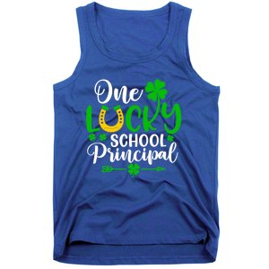 One Lucky School Principal Gift Funny St Patrick's Day Cool Gift Tank Top