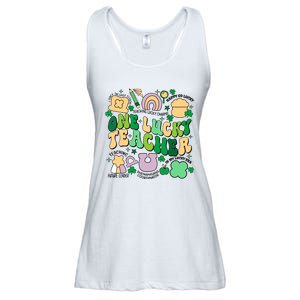 One Lucky Teacher St Patricks Day Irish Teacher Lucky Era Ladies Essential Flowy Tank