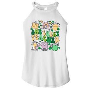 One Lucky Teacher St Patricks Day Irish Teacher Lucky Era Women's Perfect Tri Rocker Tank