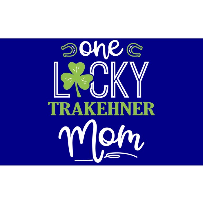 One Lucky Trakehner Horse Mom Irish Horseback Riding Meaningful Gift Bumper Sticker