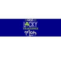 One Lucky Trakehner Horse Mom Irish Horseback Riding Meaningful Gift Bumper Sticker