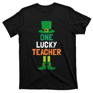 One Lucky Teacher St Patricks Day Teaching T-Shirt