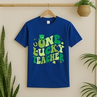 One Lucky Teacher Retro Vintage St PatrickS Day T-Shirt