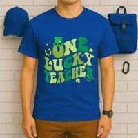 One Lucky Teacher Retro Vintage St PatrickS Day T-Shirt