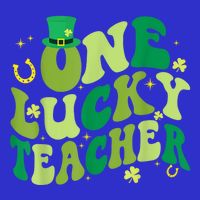 One Lucky Teacher Retro Vintage St PatrickS Day T-Shirt