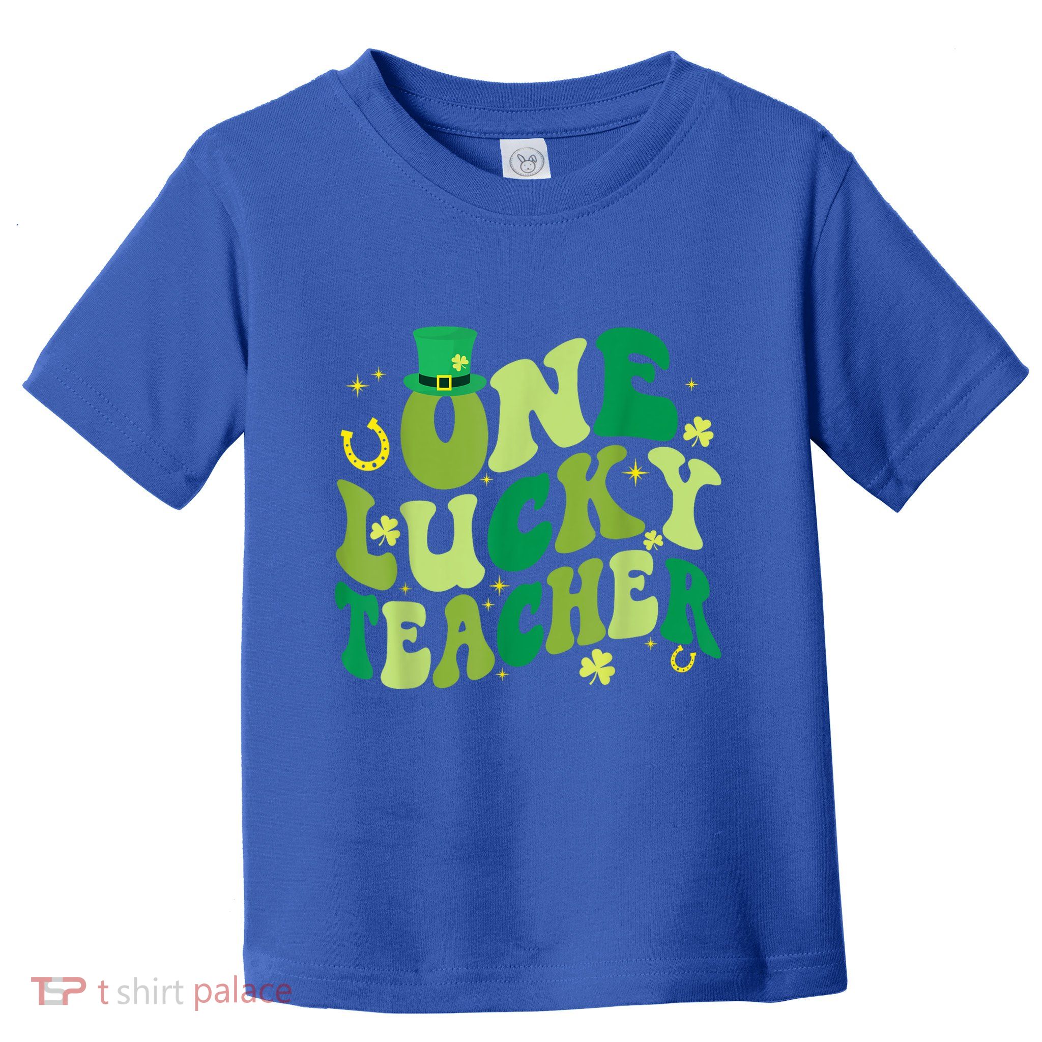 One Lucky Teacher Retro Vintage St PatrickS Day Toddler T-Shirt